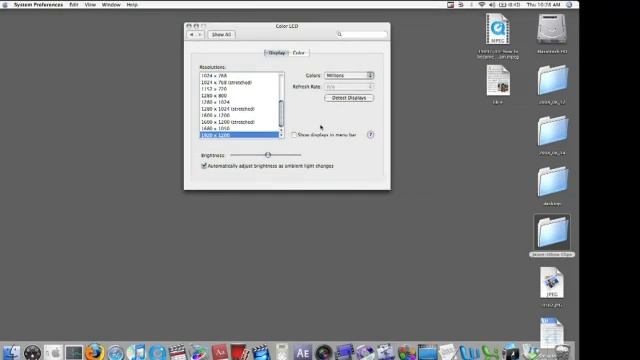How to Change Display Resolution in Mac OS X смотреть онлайн