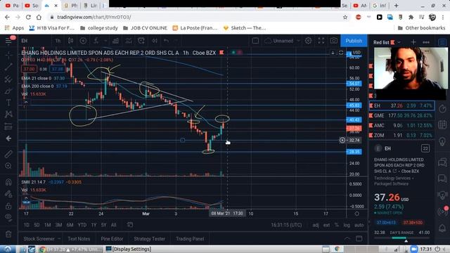 EHANG STOCK PRICE REJECTION AT 40$? WHY. смотреть онлайн