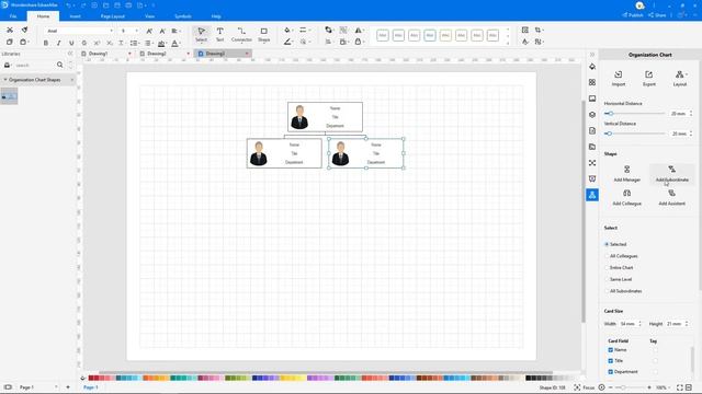 How to Create Organizational Chart in EdrawMax смотреть онлайн