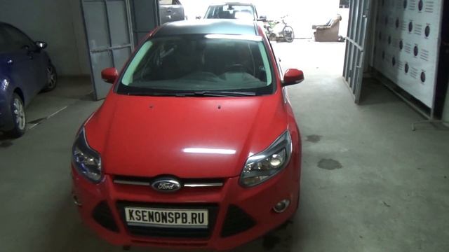 FORD FOCUS 3 -замена штатных линз VISTEON и покраска масок смотреть онлайн