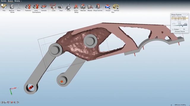 SolidThinking Inspire - создание легких и прочных изделий смотреть онлайн