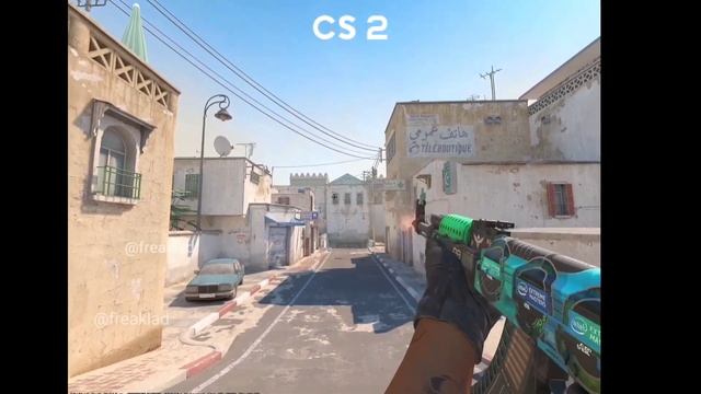 CS:GO VS CS 2 SKINS - Side by Side Comparison смотреть онлайн