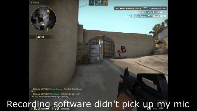 CS:GO EPIC TRIPLE KILL! Matchmaking Highlight #1 смотреть онлайн