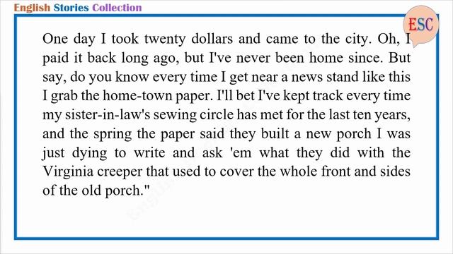 Learn English Through Story - That Home Town Feeling by Edna Ferber смотреть онлайн
