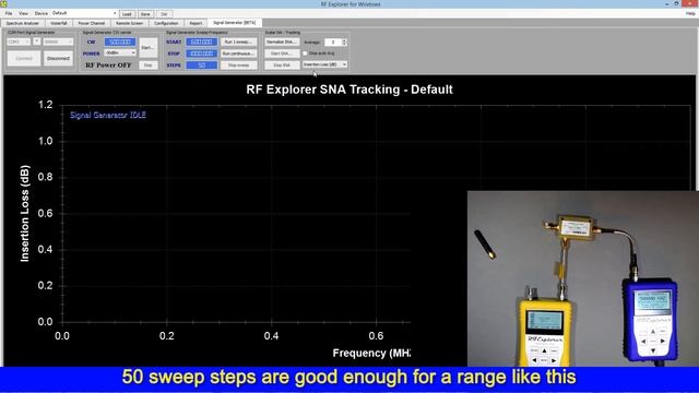 RF Explorer Network Analyzer Advanced: VSWR measurement смотреть онлайн