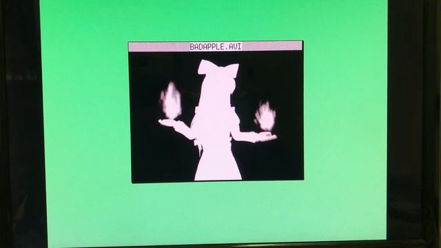 Bad Apple on Atari TT as Video смотреть онлайн