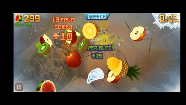 Fruit Ninja | 886 points | gamewalk through | Gameplay (iOS, Android) | Part 6 смотреть онлайн