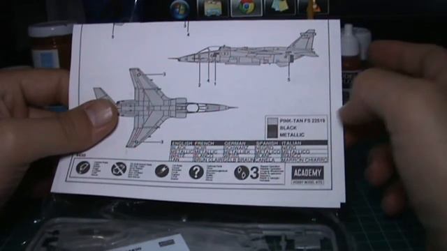 Unboxing Sepecat Jaguar 1/144 - Academy - Sr.C смотреть онлайн
