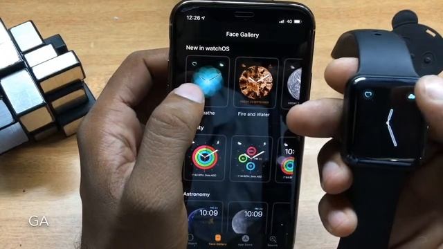 How to add a wallpaper to Apple Watch | GSMAN ASHIQUE | смотреть онлайн