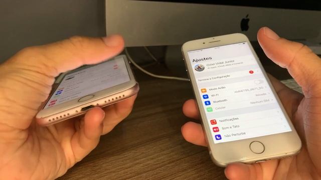 IPHONE 8 vs IPHONE 7 - VALE A PENA EM 2021? COMPARATIVO | OZIEL VIDAL смотреть онлайн