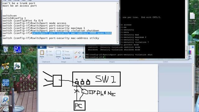 How to enable Port Security on a cisco switch смотреть онлайн