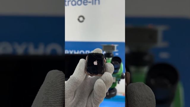 Замена стекла Apple Watch Series 5 с сохранением оригинального дисплея смотреть онлайн