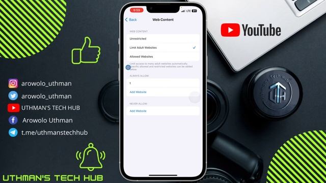 How To Block or Unblock Access to Adult Website on iPhone! (2024) смотреть онлайн