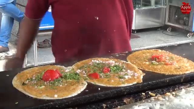 Hyderabadi Special Butter Dosa | Hyderabadi Street Food Recipes | Apple street food смотреть онлайн