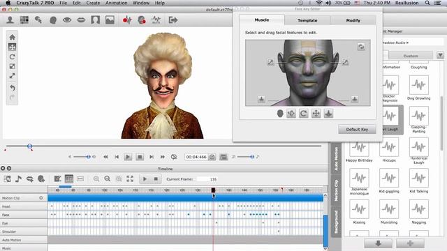 CrazyTalk7 PRO Tutorial - Advanced Key Editing & Puppet Settings смотреть онлайн