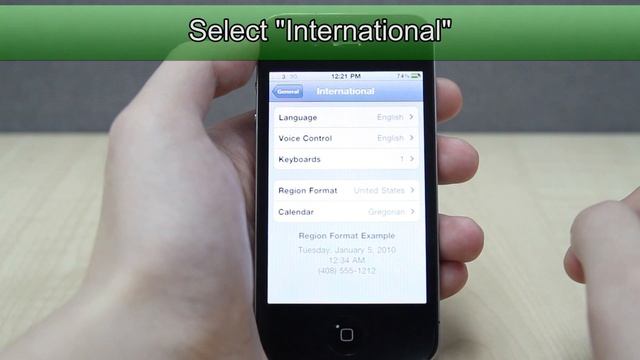 How to Change the Language on Apple iPhone 4 смотреть онлайн