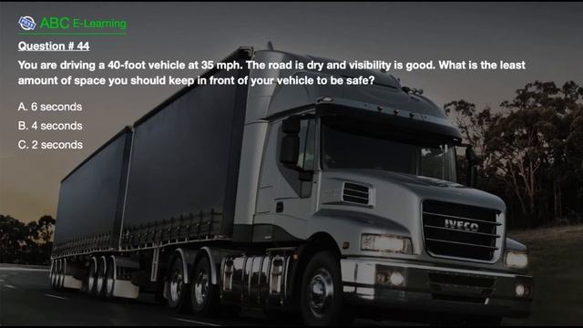 2020 Texas CDL General Knowledge Test 2 - Q32 to 52 [Audio version] смотреть онлайн