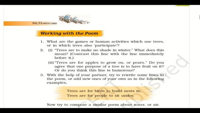 Trees Class 7 English Chapter 5 Poem | English Class 7 Tree | Edu Villa Point смотреть онлайн