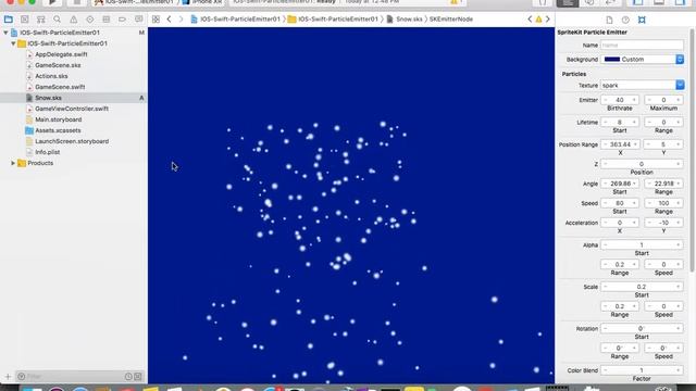 IOS 12, Swift 4, Beginners, Tutorial : Particle Emitter Tutorial ( SpriteKit, GameplayKit) смотреть онлайн