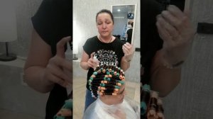 Биозавивка на длинные окрашенные волосы