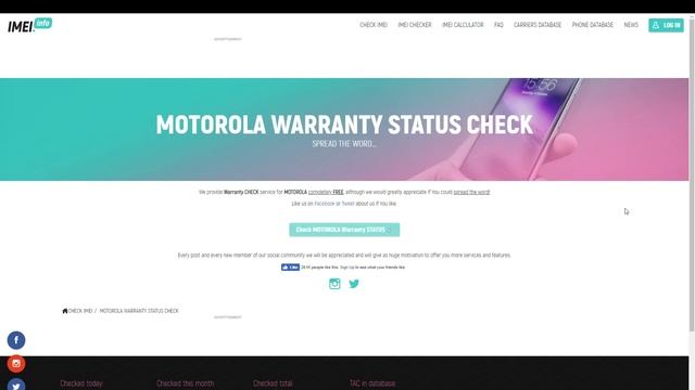 MOTOROLA Warranty Checker | How to Check MOTOROLA Warranty by IMEI Number смотреть онлайн