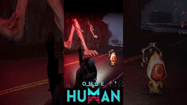 Встреча с Монстром Once Human #оченьстранныедела #выживание #ужасы смотреть онлайн