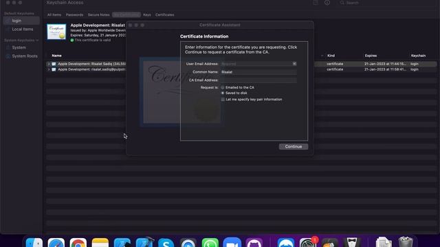 How to Create a Certificate Signing Request (CSR) in macOS Keychain Access смотреть онлайн