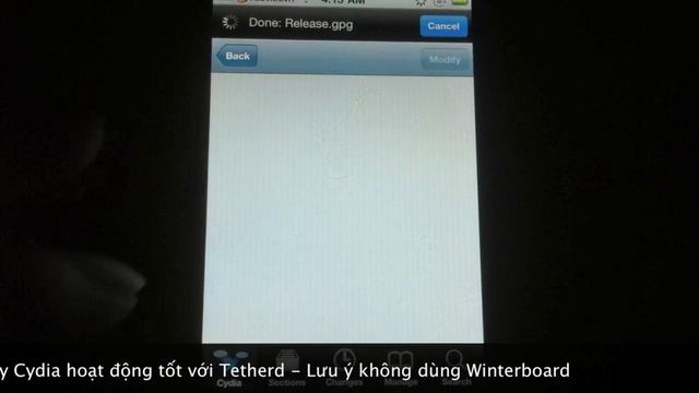Jailbreak Tetherh IOS 4.3.5 смотреть онлайн
