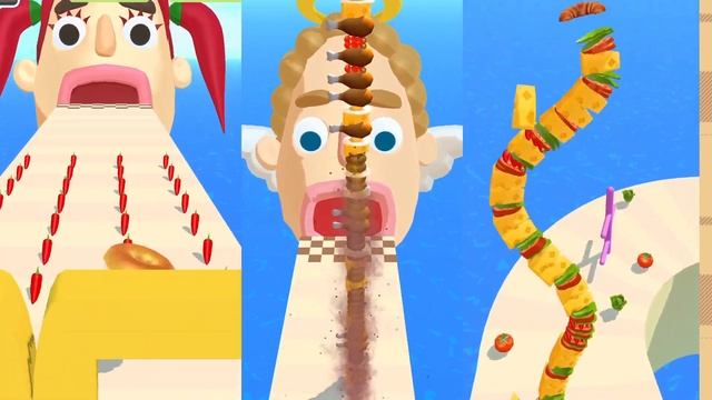 Sandwich Runner - Gameplay Walkthrough - All Levels (IOS, Android) смотреть онлайн