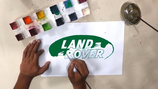 How to draw the Land Rover logo смотреть онлайн