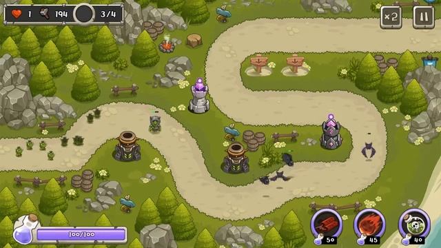 Tower Defense King level 1 hard (Защита замка уровень 1 сложный) смотреть онлайн