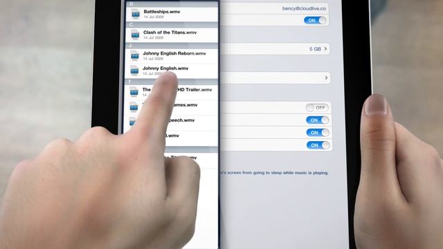 Cloud Live - Unlimited online Backup & Storage - iPad HD смотреть онлайн