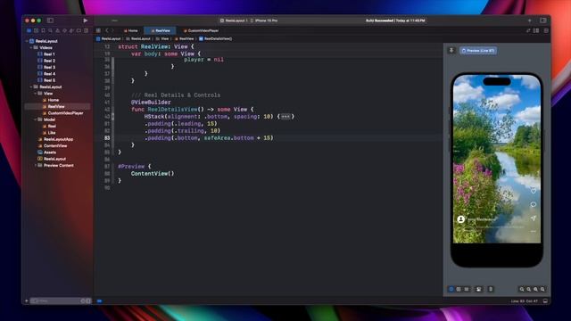 Building Instagram Reels Layout With iOS 17 APIs - Vertical Paging - Xcode 15 смотреть онлайн