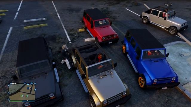 GTA 5 Online - GOLDEN PAINTED JEEP, Dead as Hell, and other Funny Moments! (GTA Online) смотреть онлайн