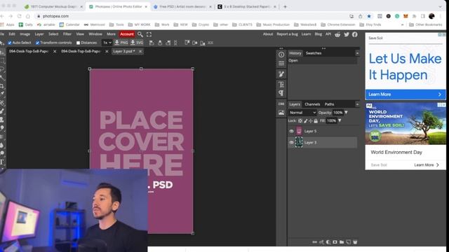Free Photoshop App Called PhotoPea | FREE Tutorial: How To Create Mockups In 30 Seconds Or Less смотреть онлайн