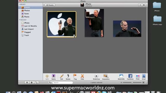 iPhoto '09 - Help Video 1 - The Basics смотреть онлайн