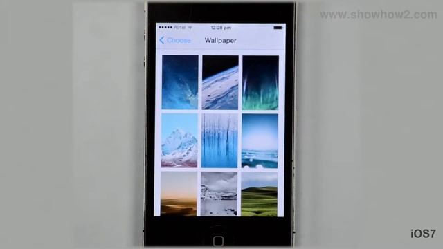 How to setup wallpaper in iOS 7 смотреть онлайн
