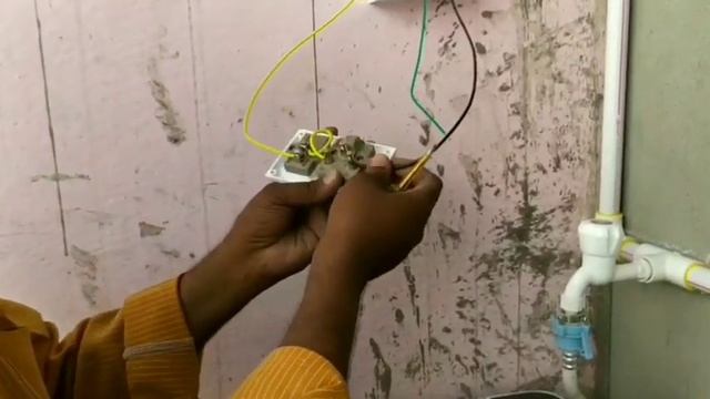 How to washing machine switch board fitting in Telugu смотреть онлайн