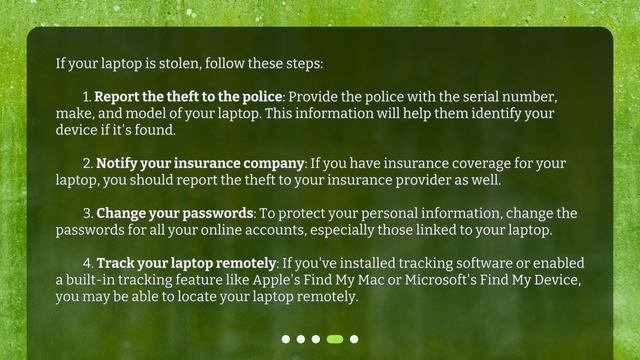 Can the police use the serial number to locate my stolen laptop? смотреть онлайн