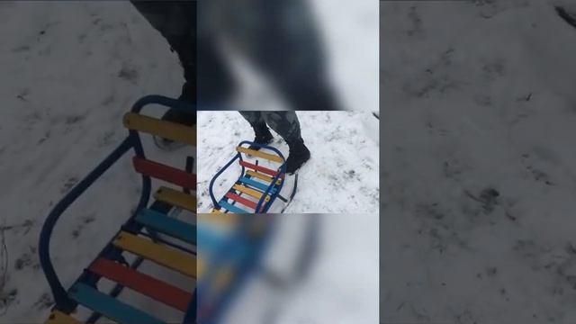 Обзор на сани. Тест саней смотреть онлайн