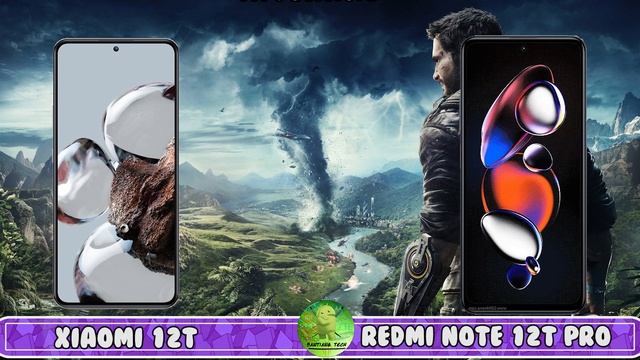 Xiaomi 12T vs Xiaomi Redmi Note 12T Pro смотреть онлайн