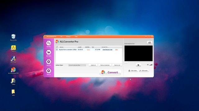ALLConverter PRO - audio / video / DVD converter смотреть онлайн