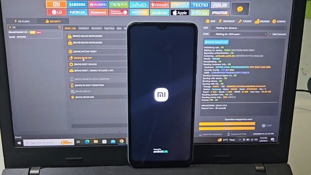 Redmi 12c Frp Bypass Android 14 One Click UnlockTool | Xiaomi 22120rn86g Google Frp