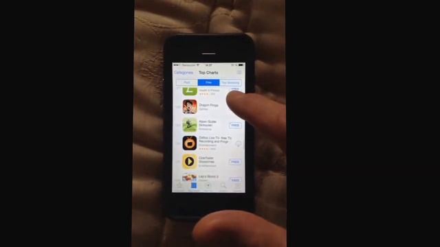 iPhone 5 iOS7 AppStore screen display flicker jitter jump problem смотреть онлайн