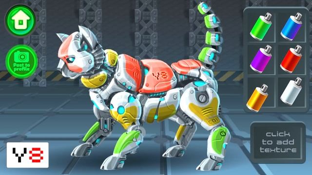 Cyber Cat Assembly - Y8 Game | Eftsei Gaming смотреть онлайн
