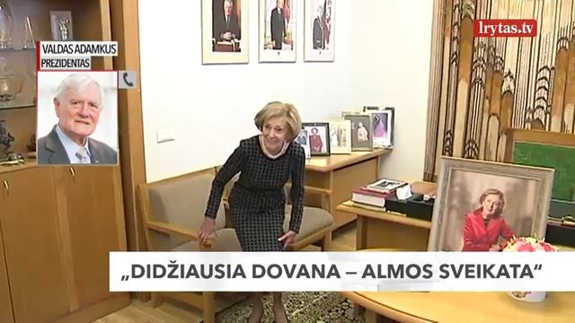 V. Adamkus apie žmonos sveikatą: „Turim gražint ją į ligoninę“ смотреть онлайн