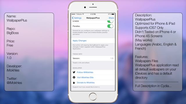 WallpaperPlus: Gives You More Control Over Your iOS 7 & 8 Wallpapers смотреть онлайн
