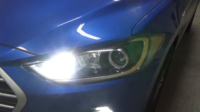 Hyundai Elantra VI + BI-LED OPTIMA Professional + HPL Crossfire + PROBright TDRL-4.5 BASE смотреть онлайн