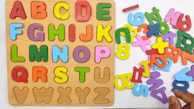 Learning Counting Number ABC, 123, A For Apple, Counting, Numbers, Alphabet, A To Z - 325