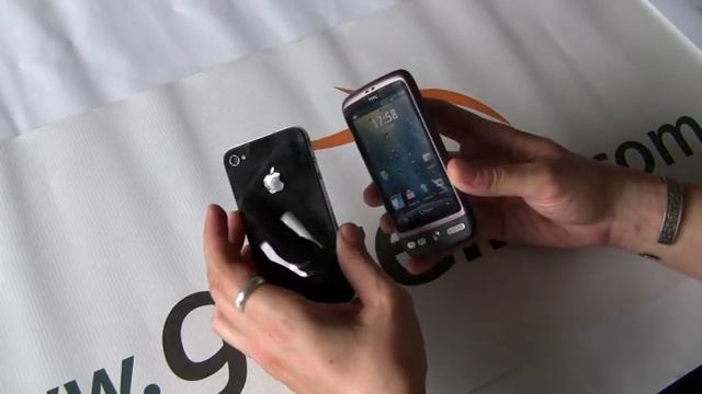 Apple iPhone 4 vs. HTC Desire Video Review - by Gazelle.com смотреть онлайн